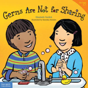Cover of the book "Germs Are Not for Sharing" by Elizabeth Verdick.