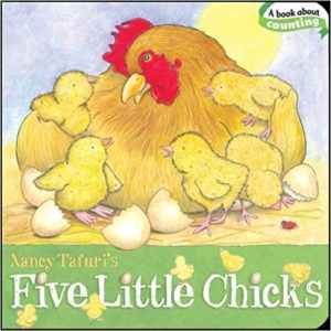 Cover of the book "Five Little Chicks" by Nancy Tafuri