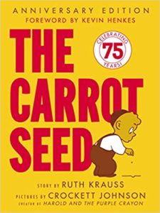 Cover of the book "The Carrot Seed" by Ruth Krauss